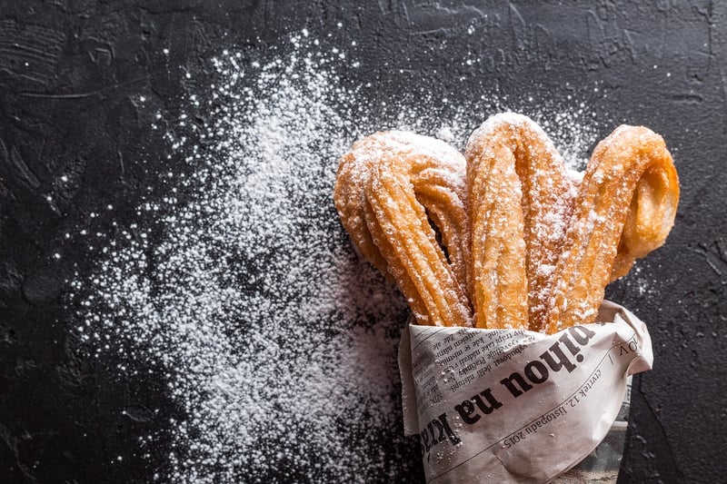 Churro Ice Cream Sandwiches